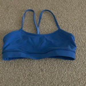 Lightly used. Size 8, lululemon flow Y sports bra